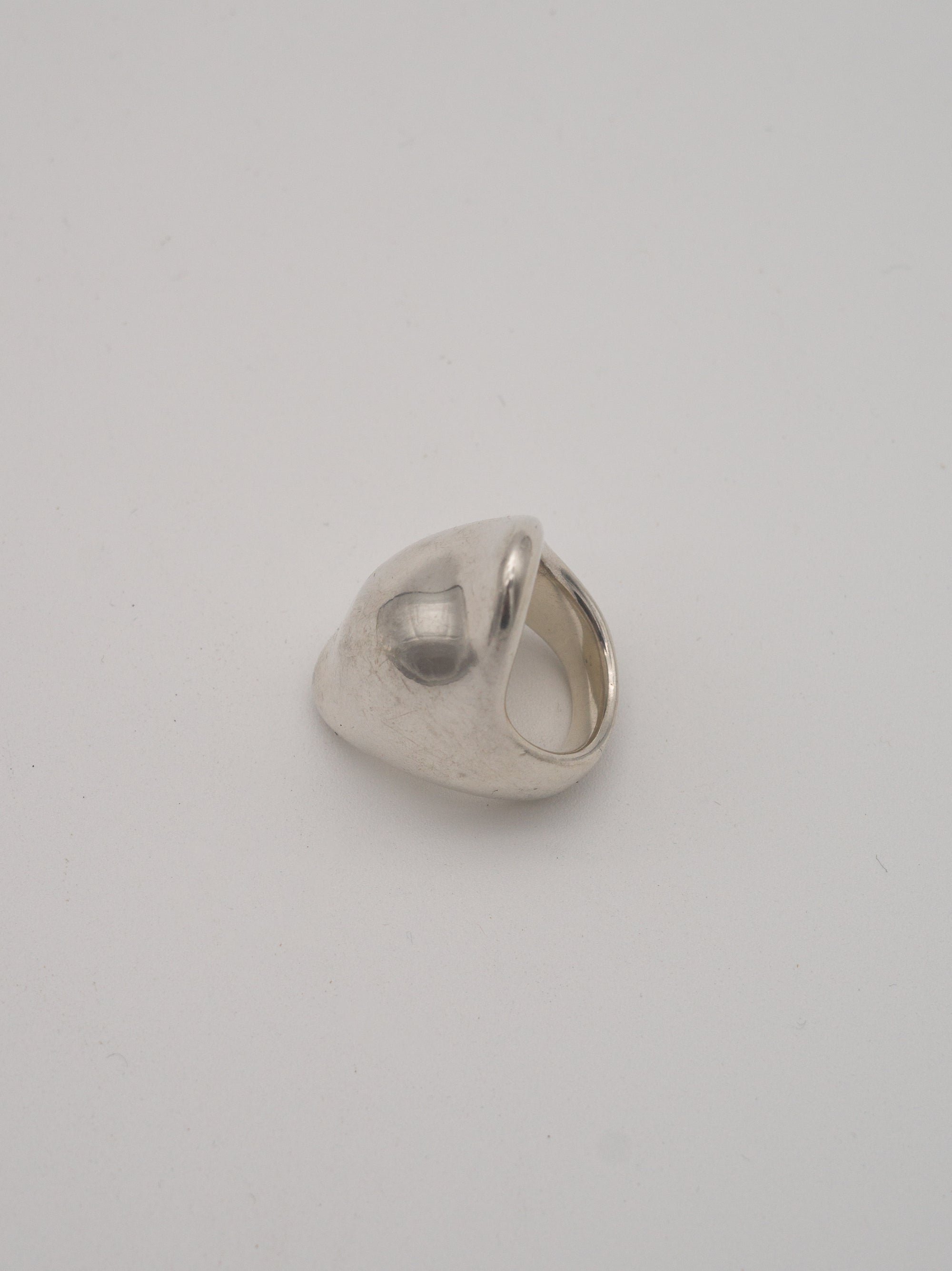 Chunky silver ring