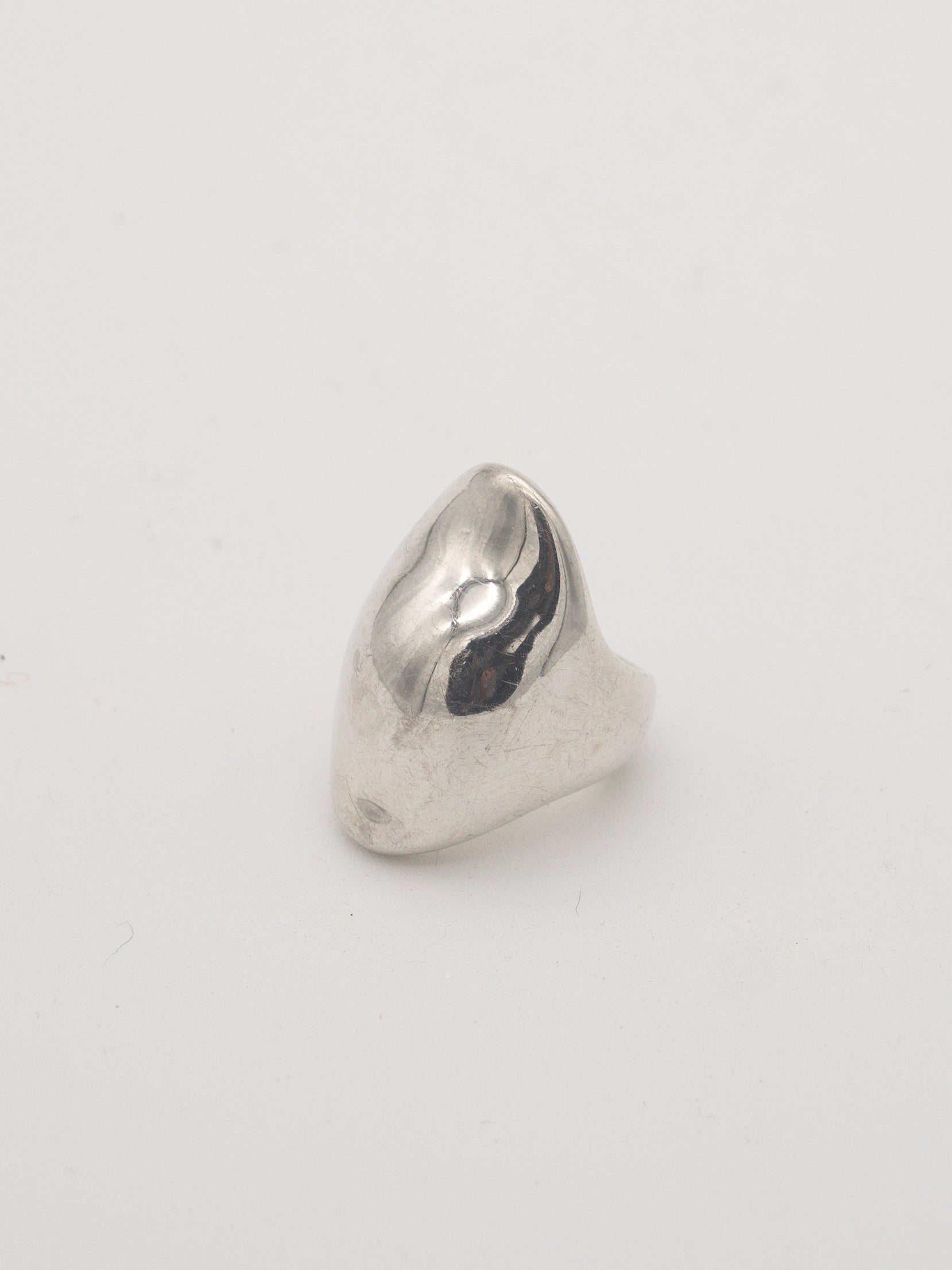 Chunky silver ring